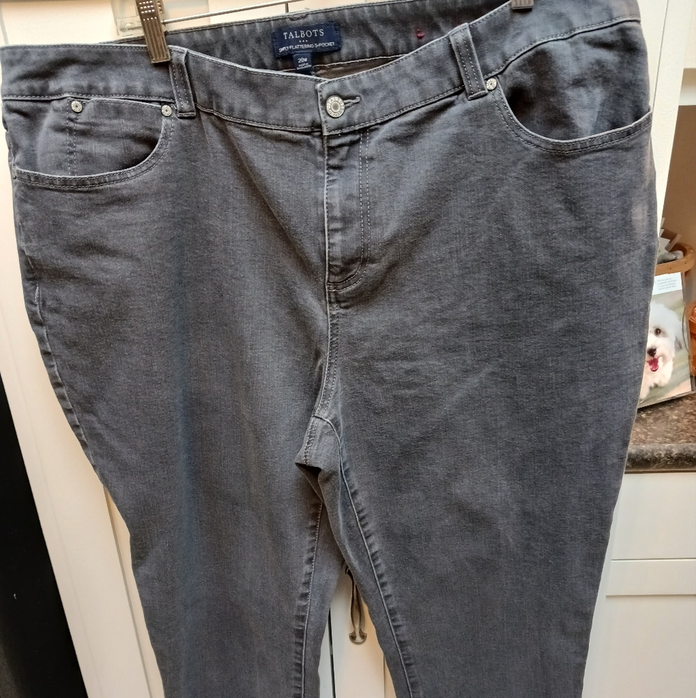 Talbots gray jeans size size 20W